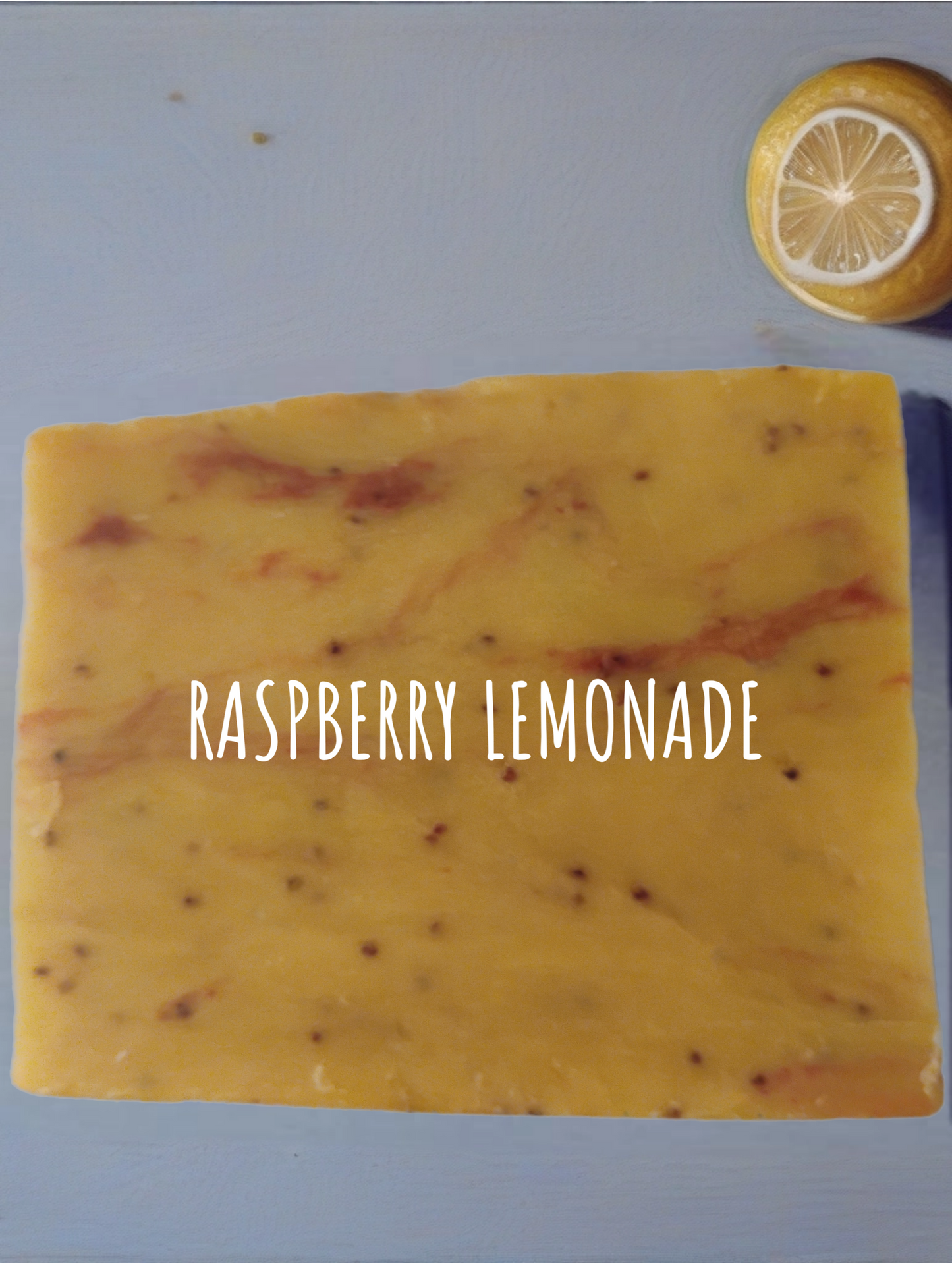 NATURAL SOAP BAR-RASPBERRY LEMONADE