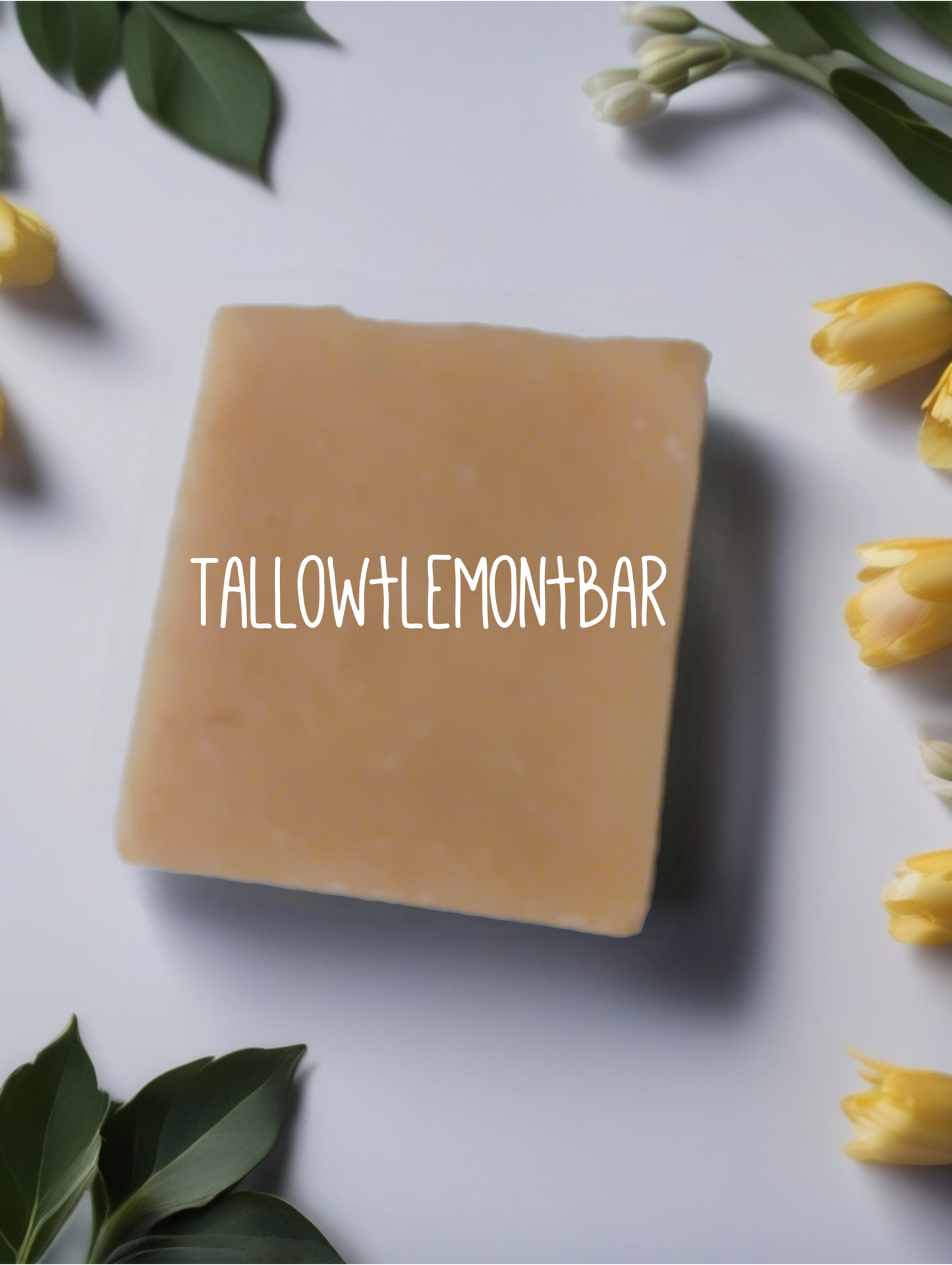 NATURAL SOAP BAR- TALLOW- LEMON BAR
