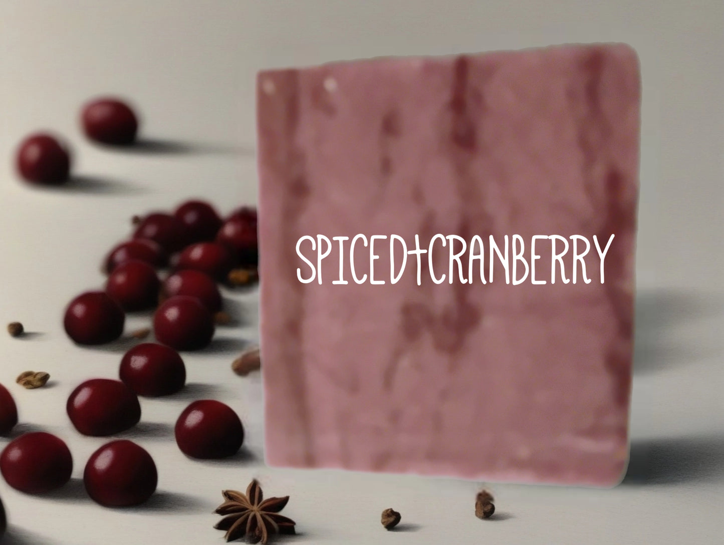 NATURAL SOAP BAR-SPICED CRANBERRY