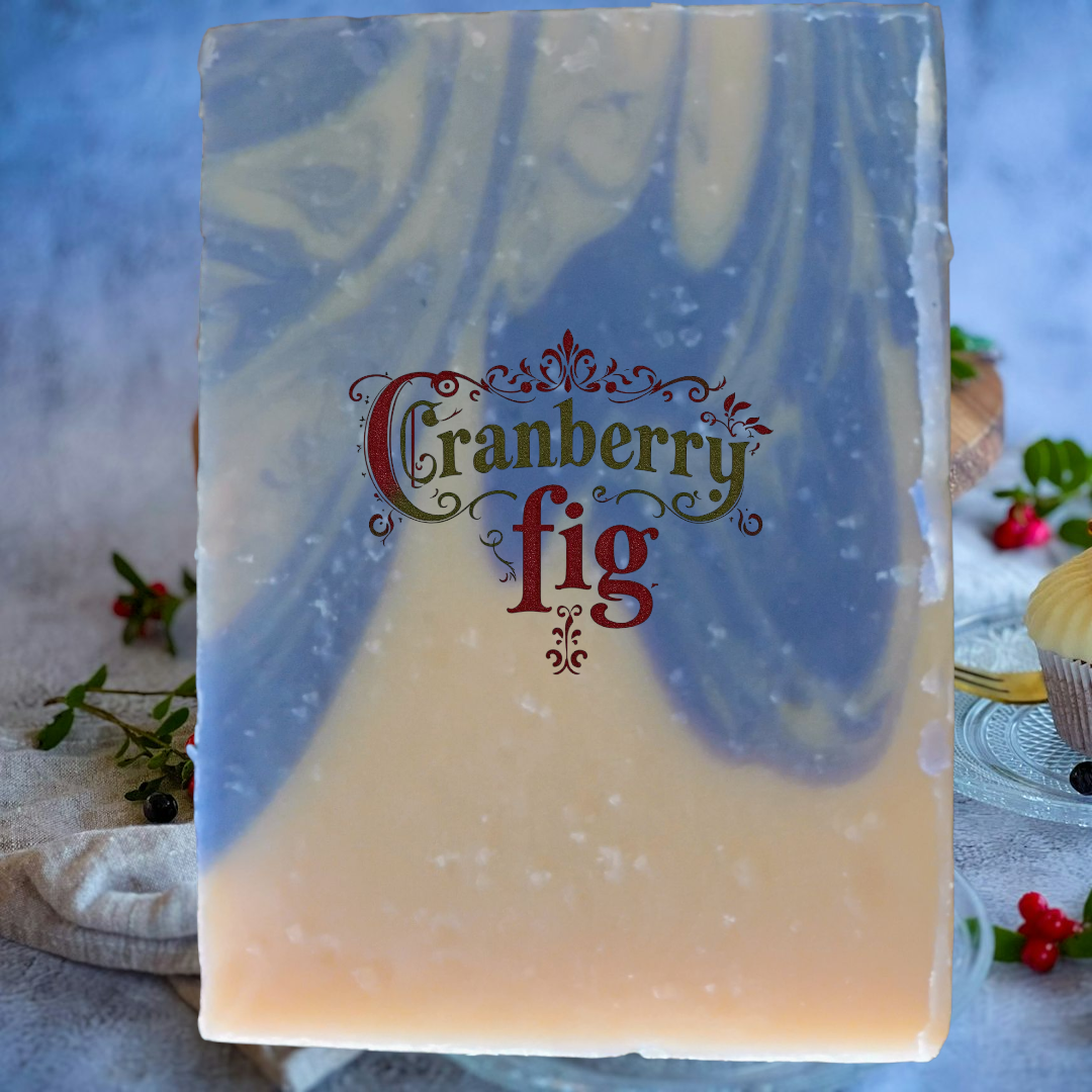 NATURAL SOAP BAR - CRANBERRY FIG